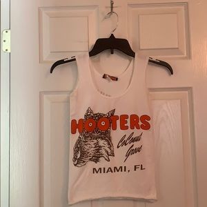 Hooters Miami Florida location tank top.